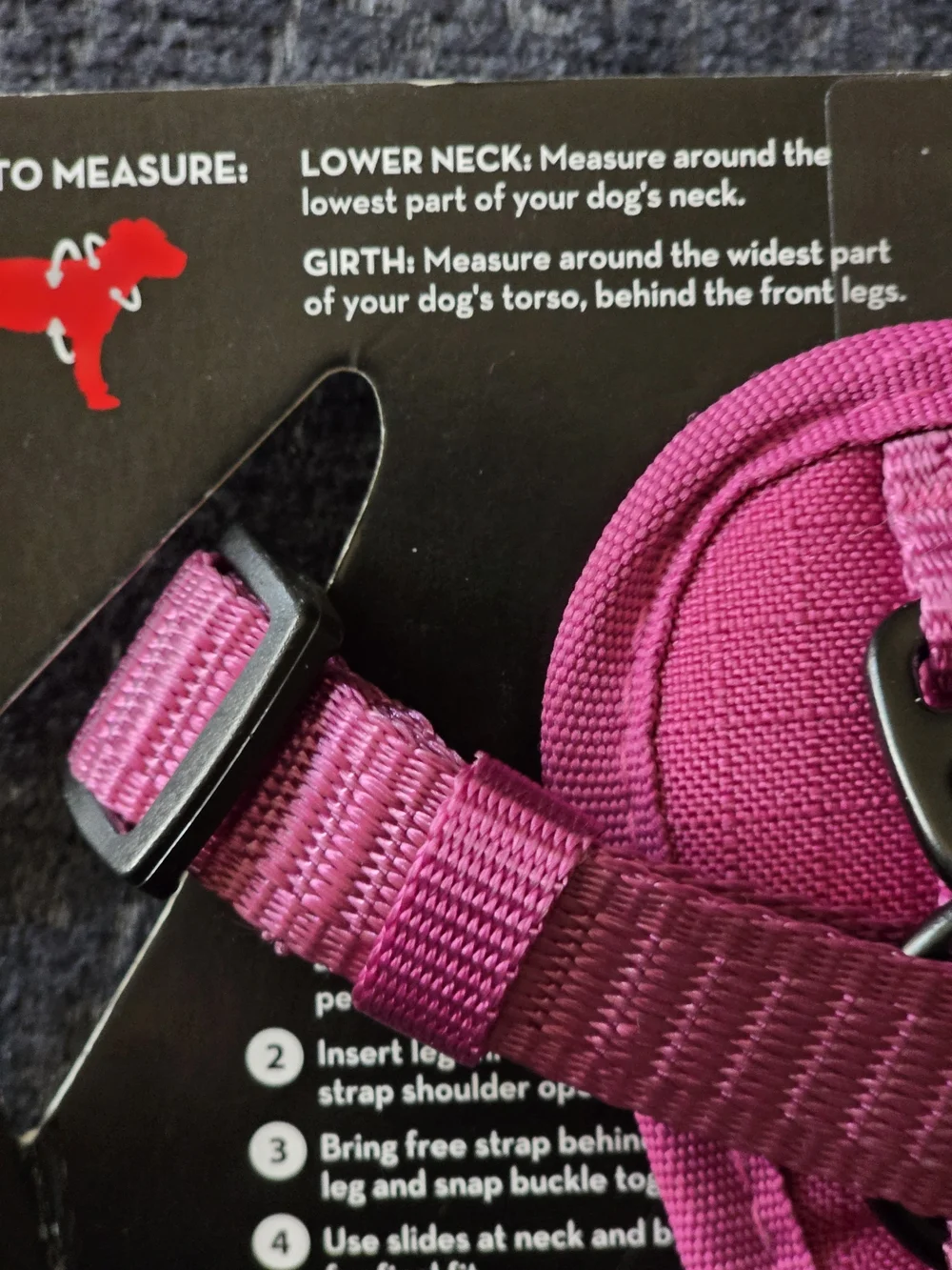 KONG Pink Waste Bag Dog Harness - Small Nwt